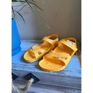 Birkenstock, Rio Eva, Scuba Yellow, size 34, NWB